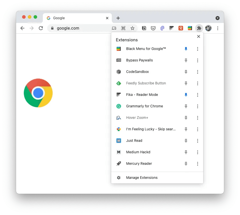 Chrome extension